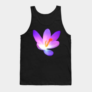 bright purple crocus flower Tank Top